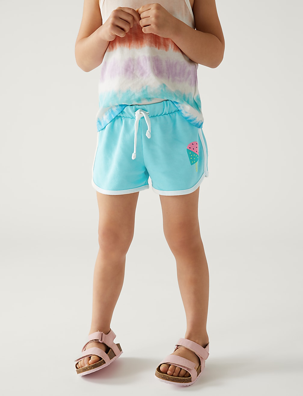 Pure Cotton Ice Crea Shorts