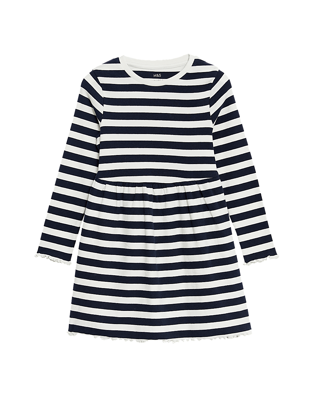 Cotton Rich Striped Dress (2-8 Yrs)