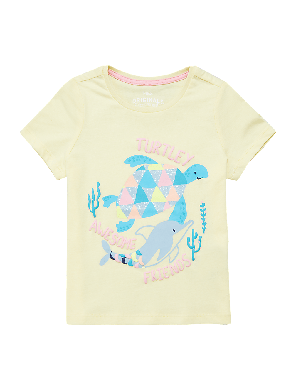 Pure Cotton Dolphin T-Shirt (2-7 Yrs)