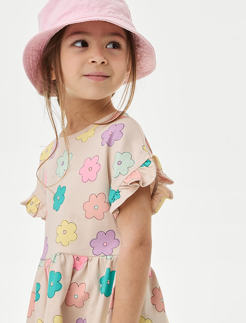 Pure Cotton Printed Dress (2-8 Yrs)
