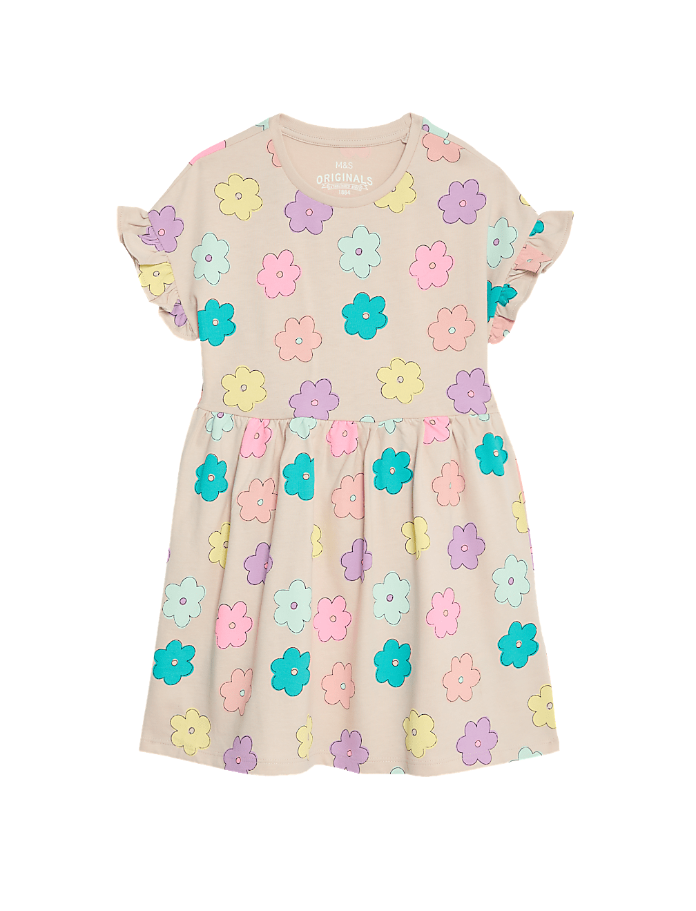 Pure Cotton Printed Dress (2-8 Yrs)