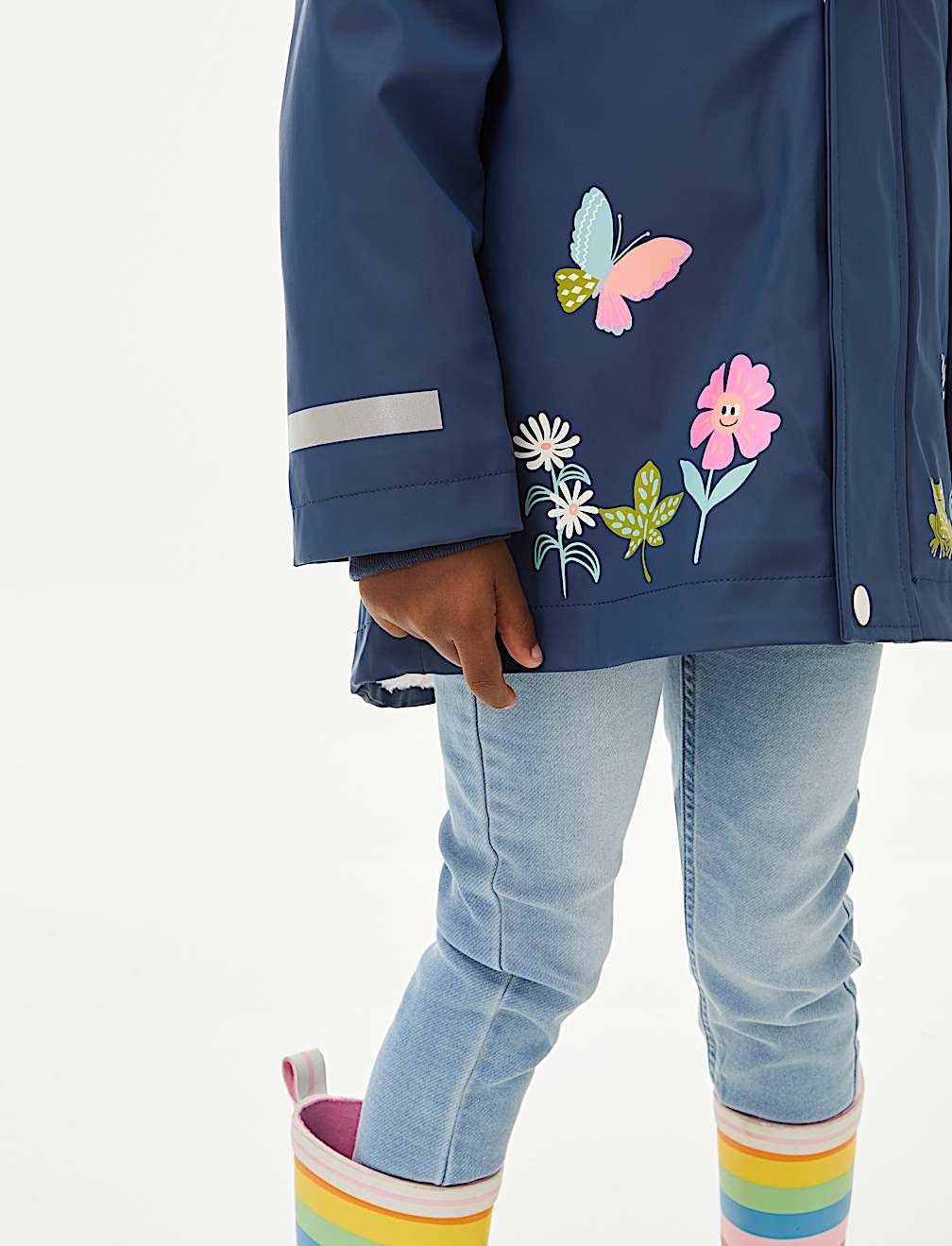 Stormwear™ Floral Hooded Fisherman Coat (2-8 Yrs)
