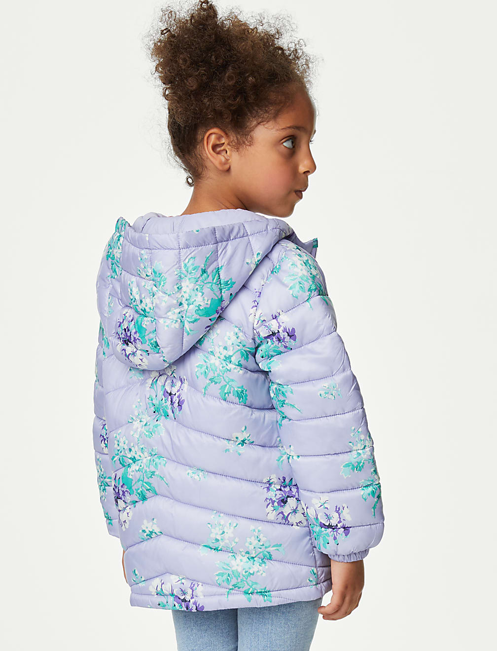 Stormwear™ Lightweight Padded Floral Coat (2-8 Yrs)