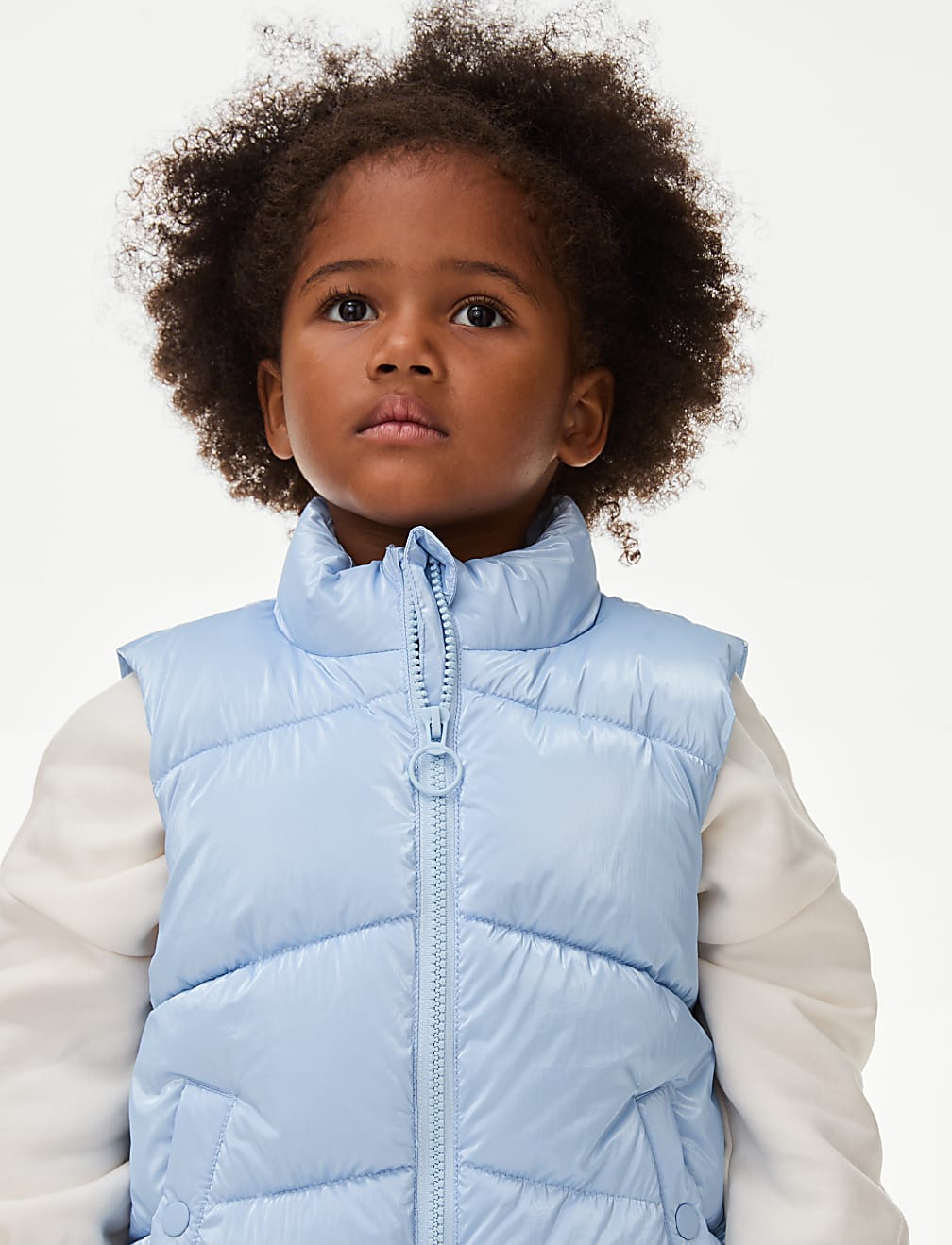 Metallic Padded Gilet (2-8 Yrs)
