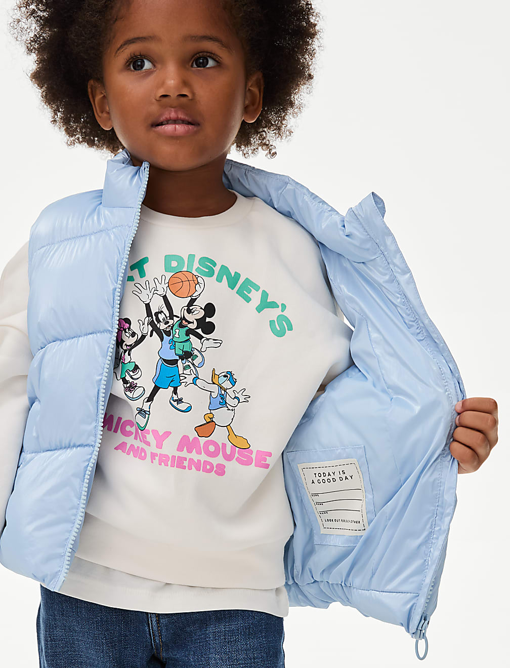 Metallic Padded Gilet (2-8 Yrs)