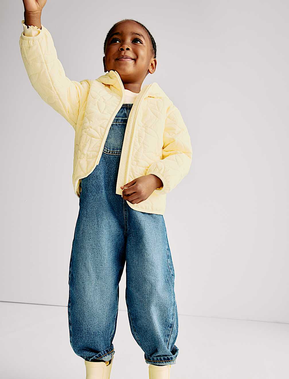 Quilted Hooded Jacket (2-8 Yrs)