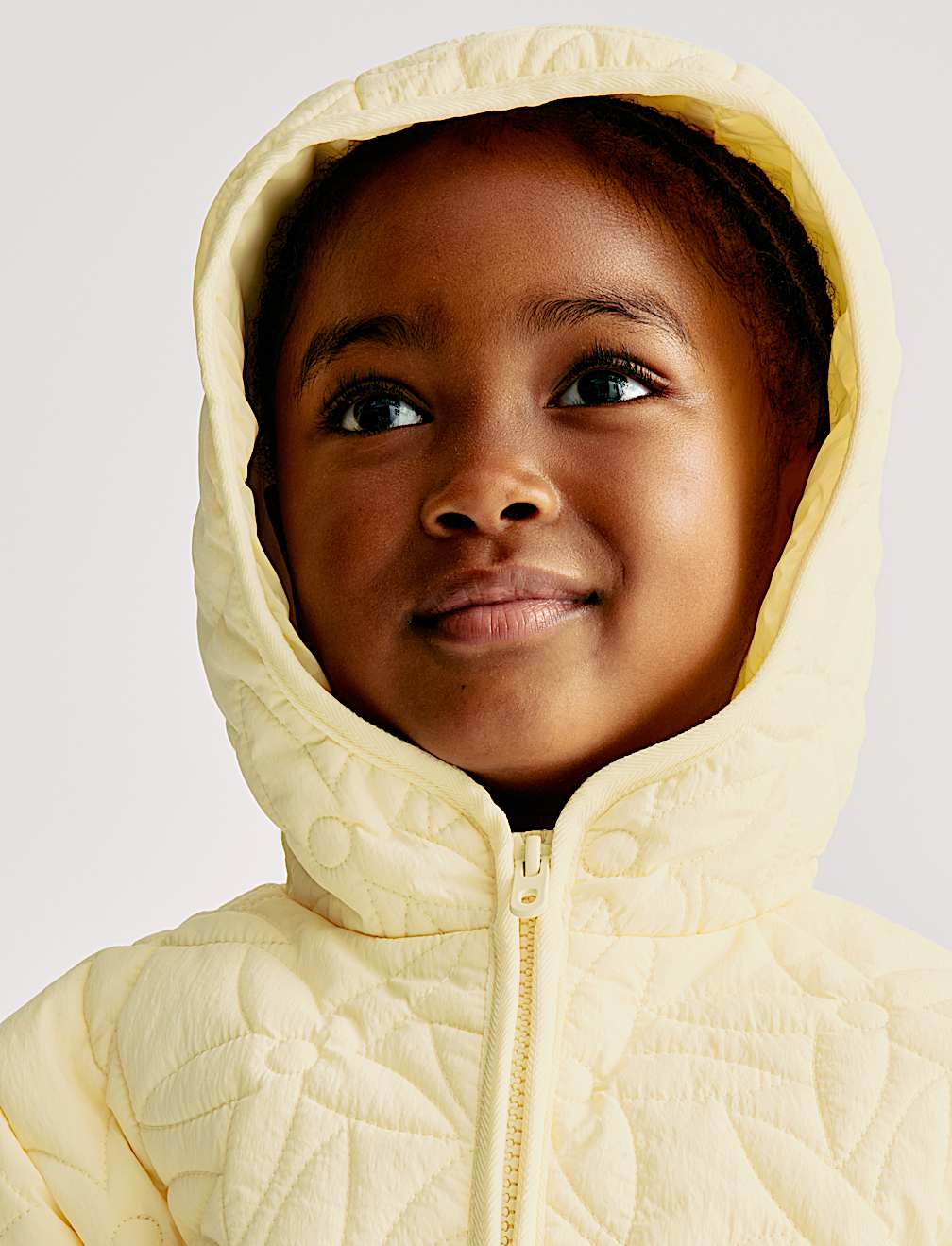 Quilted Hooded Jacket (2-8 Yrs)
