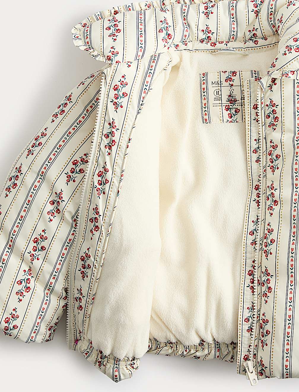 Floral Quilted Jacket (2-8 Yrs)