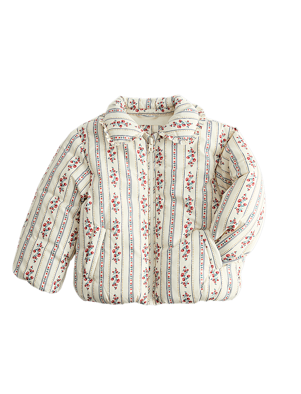 Floral Quilted Jacket (2-8 Yrs)