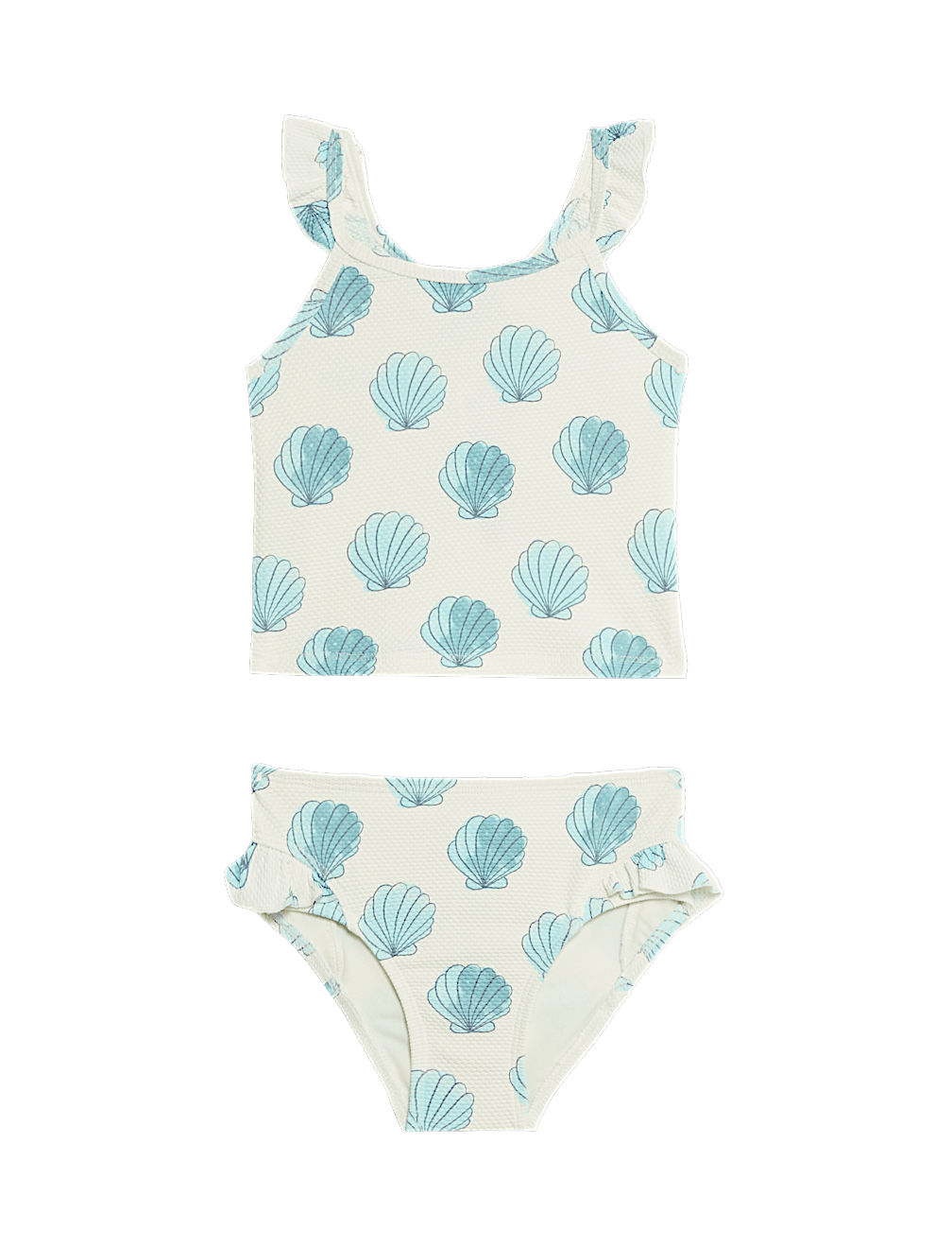 2pc Shell Swimsuit (2-8 Yrs)