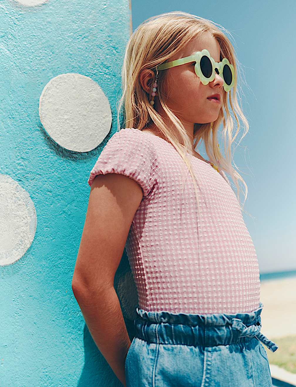 Gingham Swimsuit (2-8 Yrs)