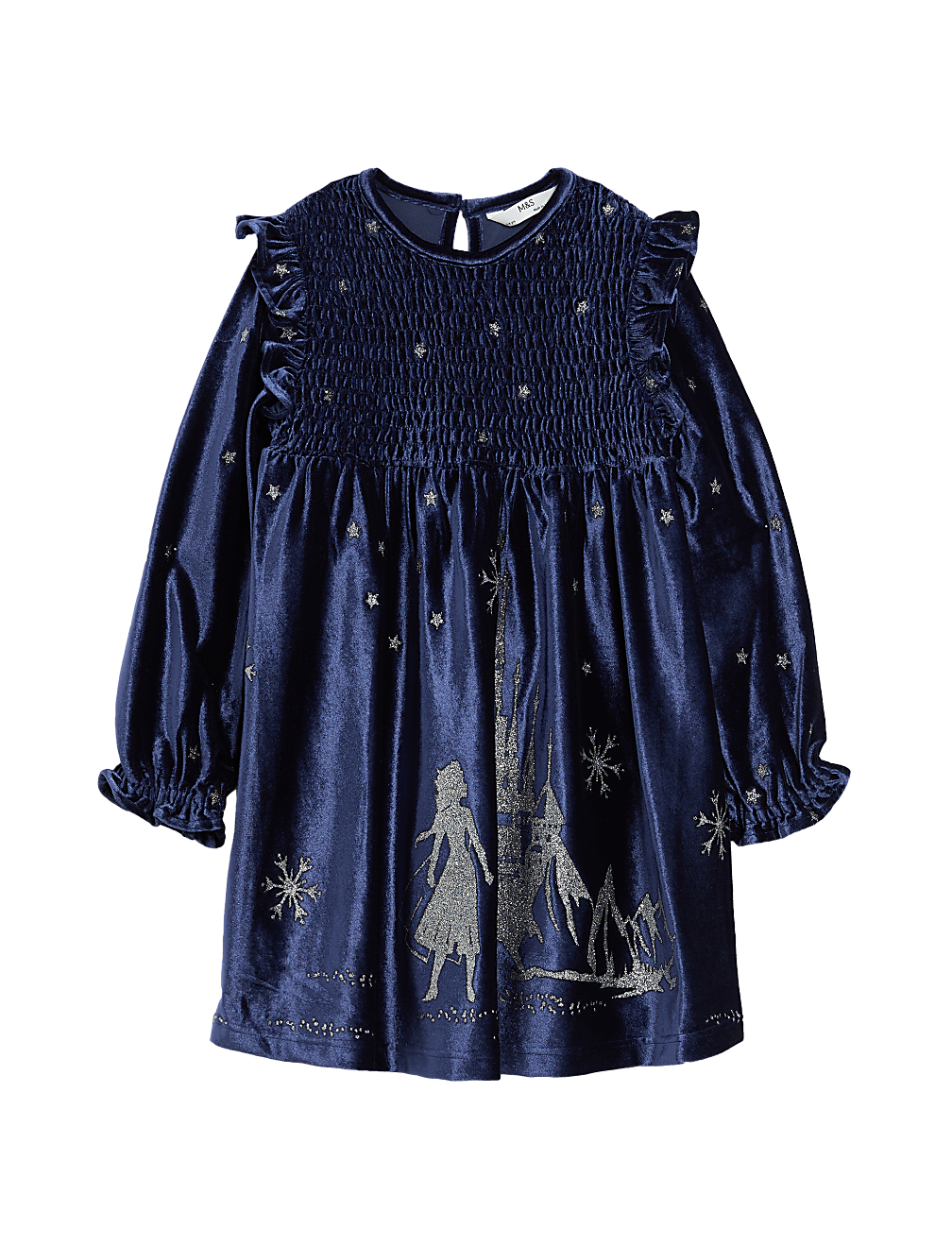 Velvet Frozen Glitter Party Dress (2-8 Yrs)