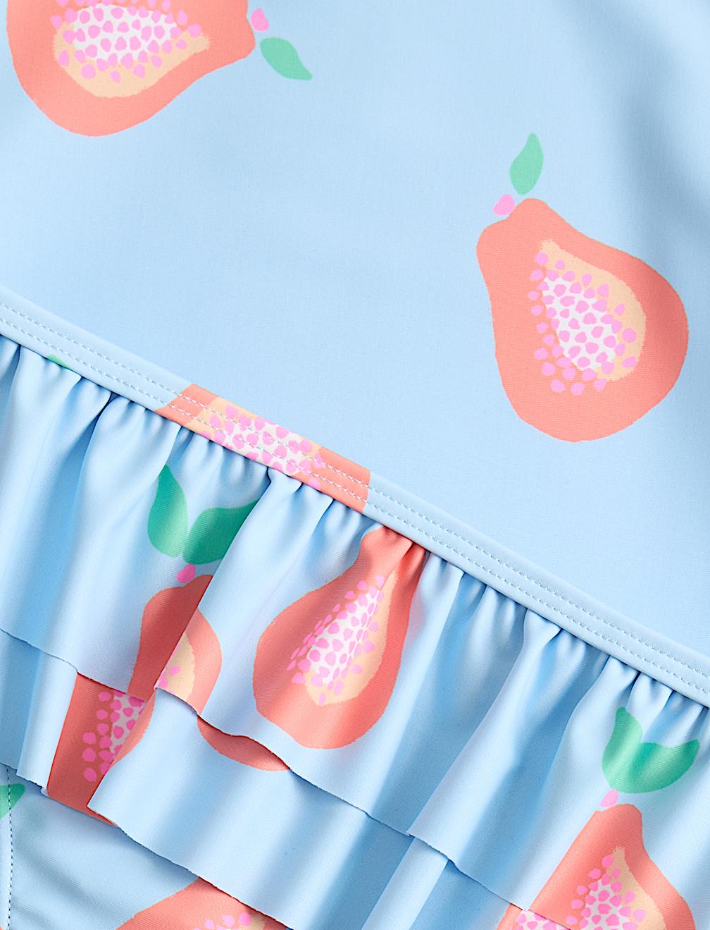 2 Piece Guava Long Sleeve Swim Set (2-8 Yrs)