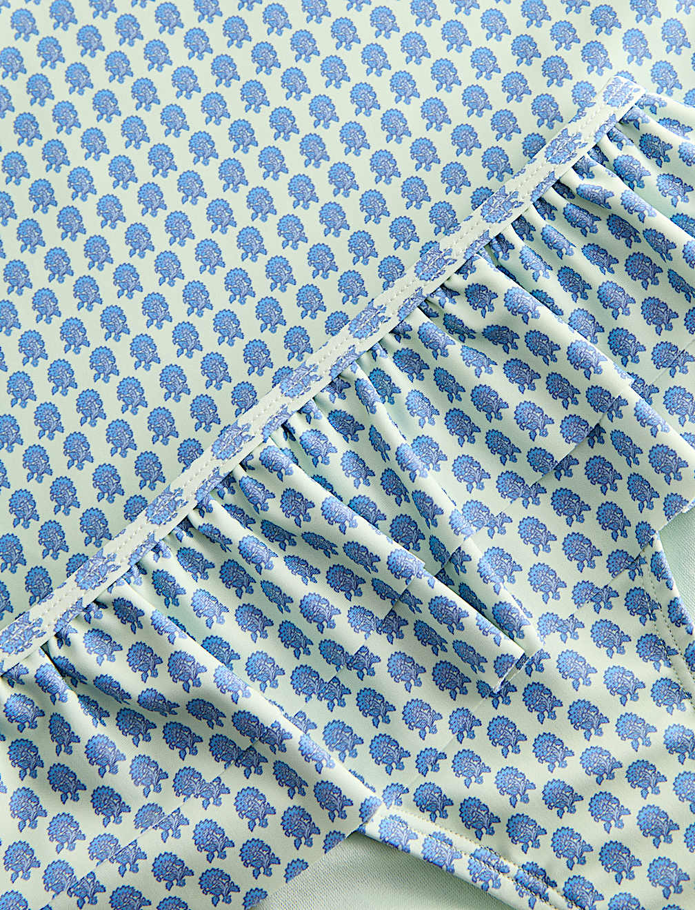 2 Piece Floral Block Print Swim Set (2-8 Yrs)