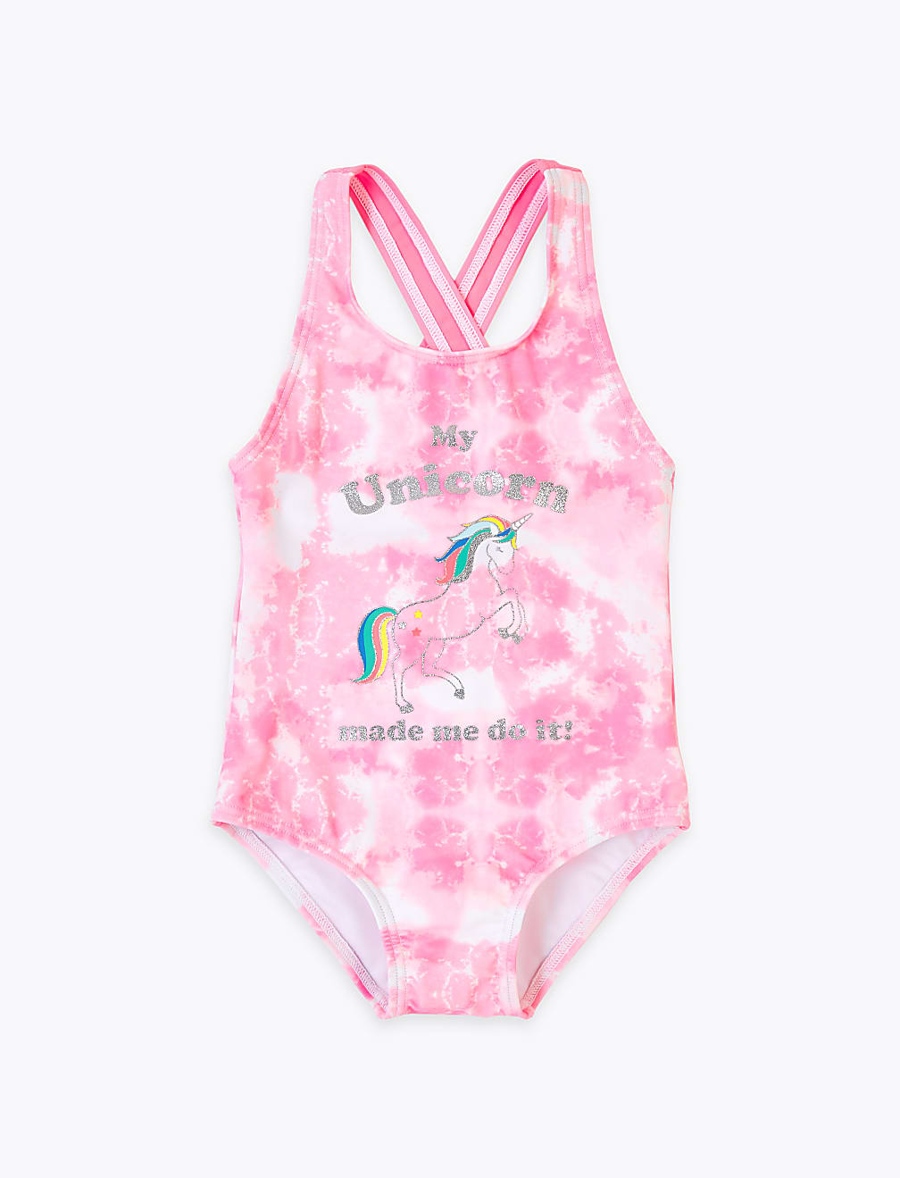 Tie Dye Unicorn Swimsuit (2-7 Yrs)