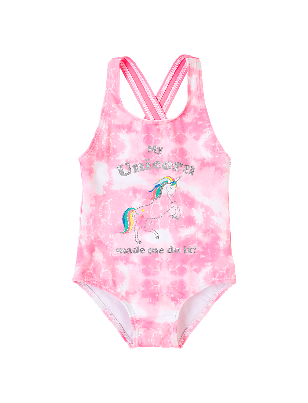 Tie Dye Unicorn Swimsuit (2-7 Yrs)