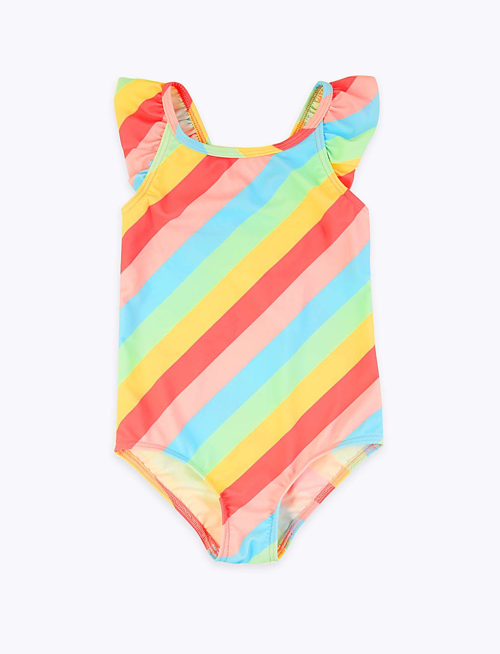 Rainbow Striped Swimsuit (2-7 Yrs)