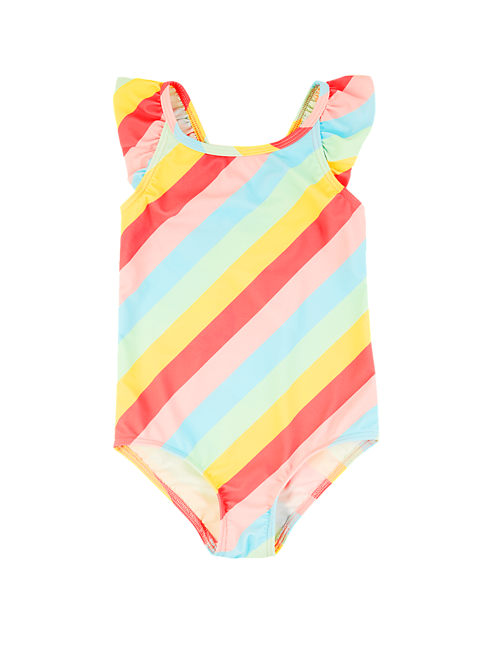 Rainbow Striped Swimsuit (2-7 Yrs)