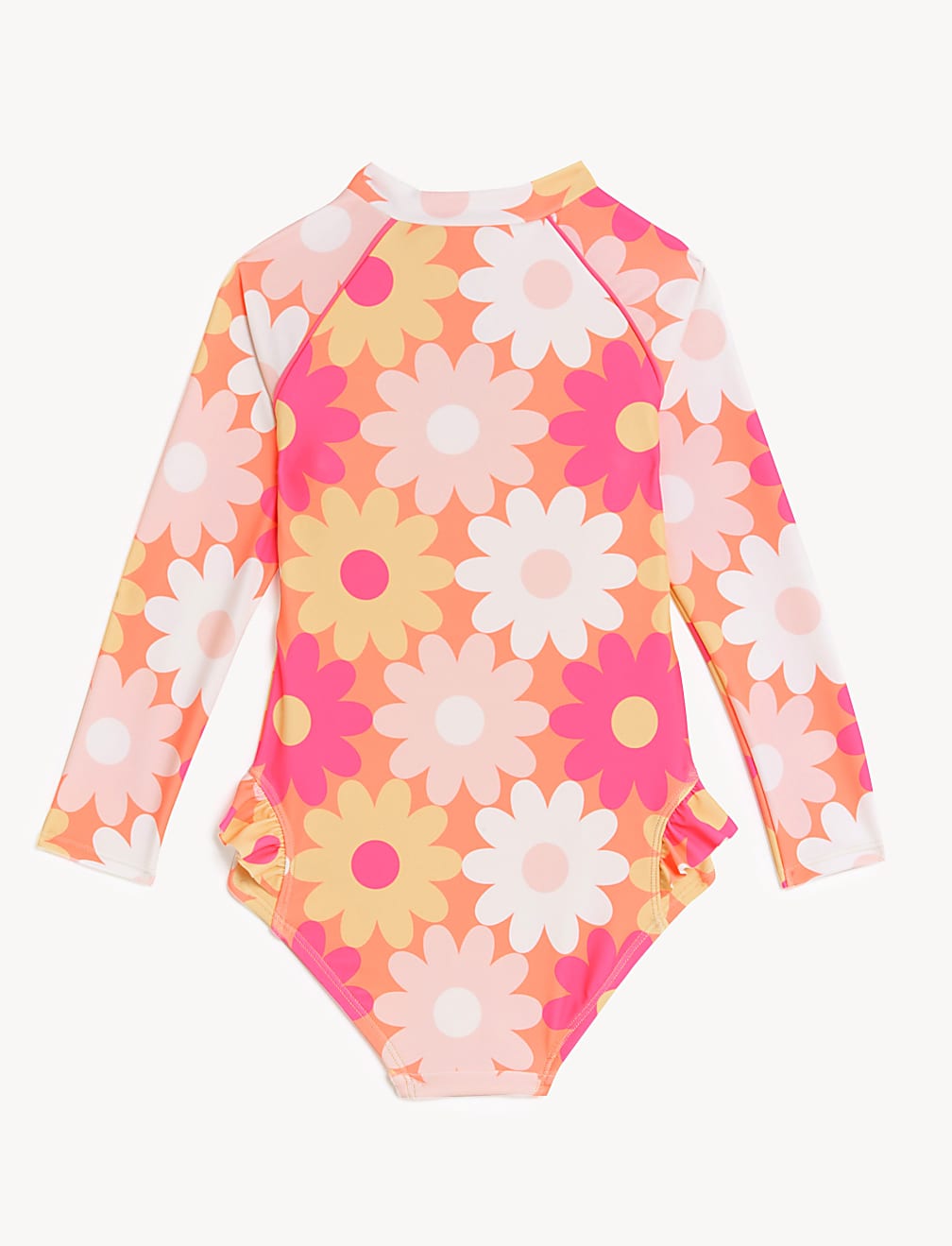 Floral Long Sleeve Swimsuit
