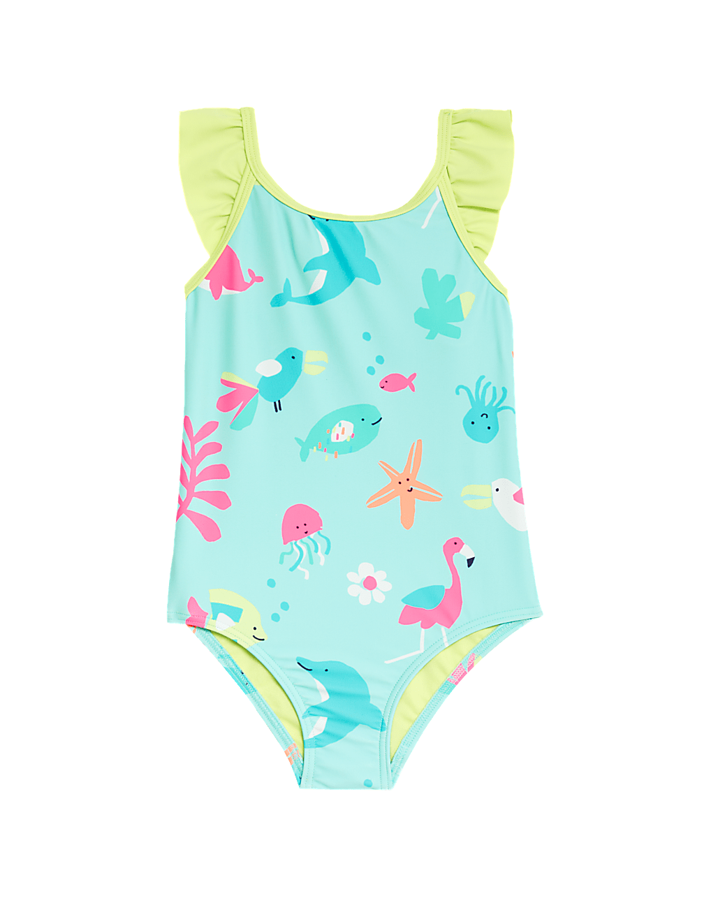 Printed Swimsuit (2-8 Yrs)