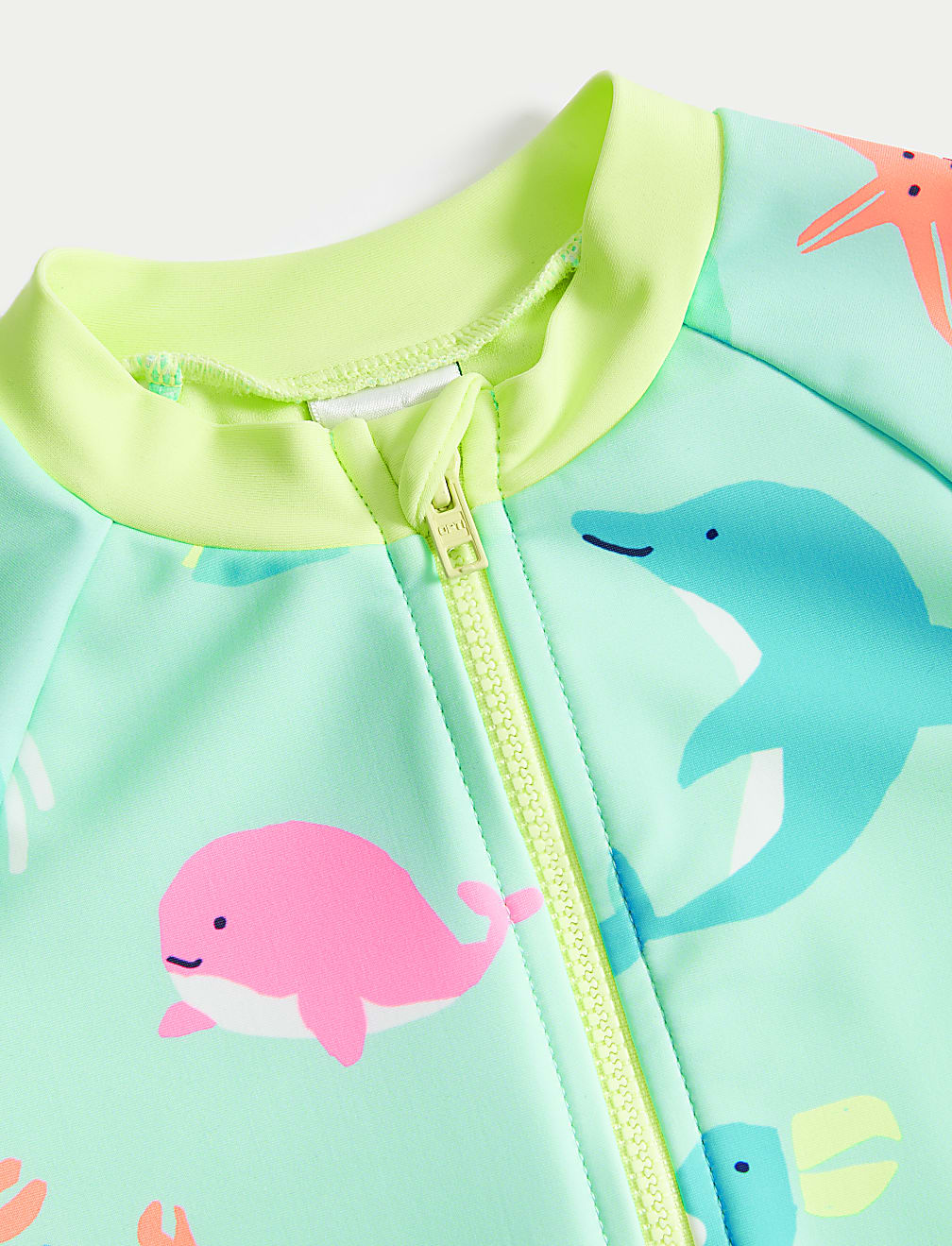 2pc Sea Life Long Sleeve Swim Set