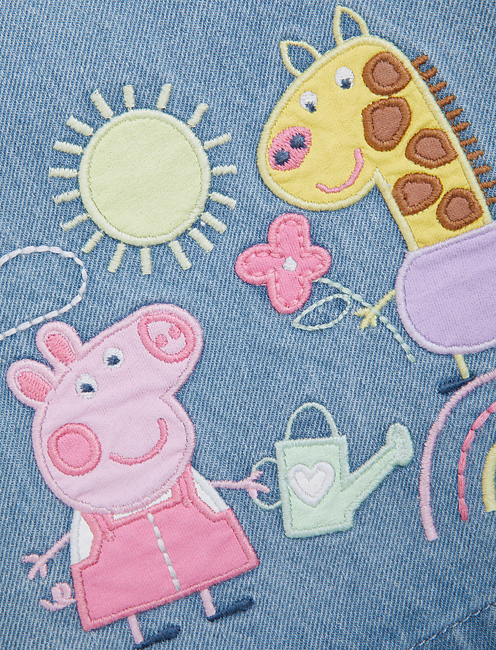 2pc Pure Cotton Denim Peppa Pig™ Outfit (2-7 Yrs)