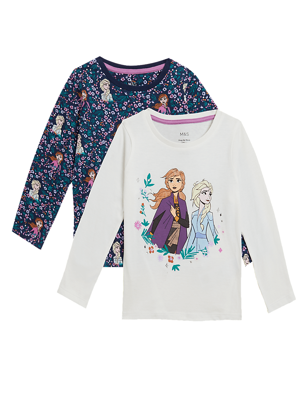 2pk Pure Cotton Disney Frozen&trade; Tops