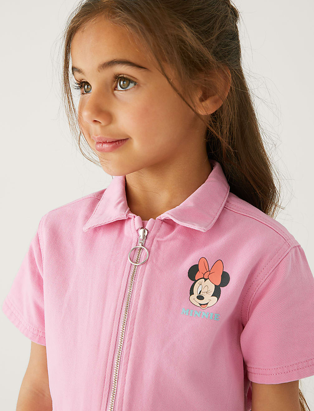Minnie Mouse Denim Playsuit (2-8 Yrs)