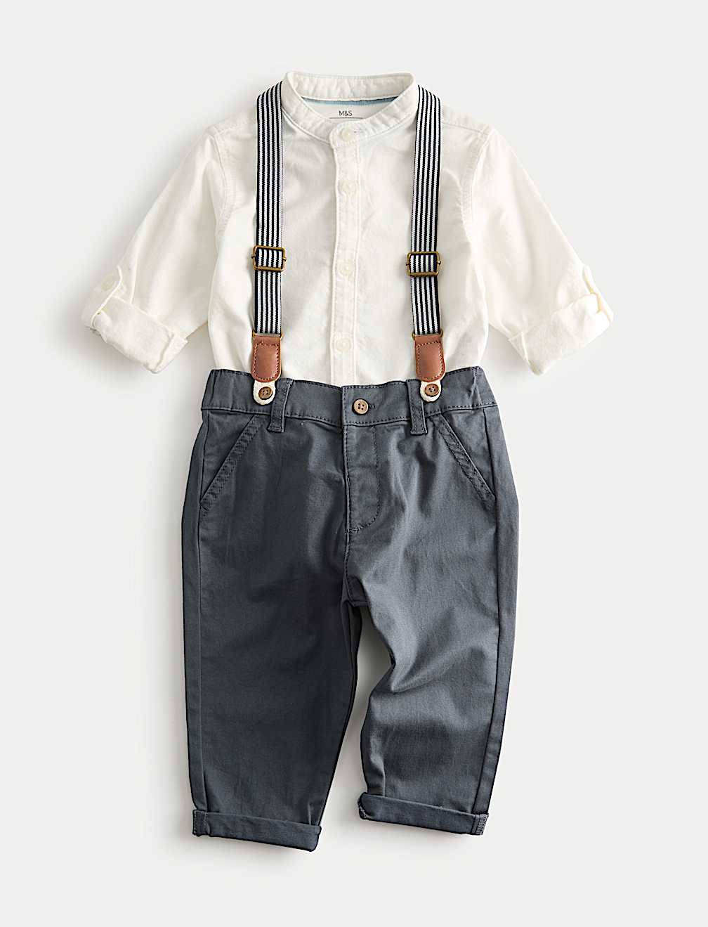 3pc Cotton Rich Top & Bottom Outfit (0-36 Mths)