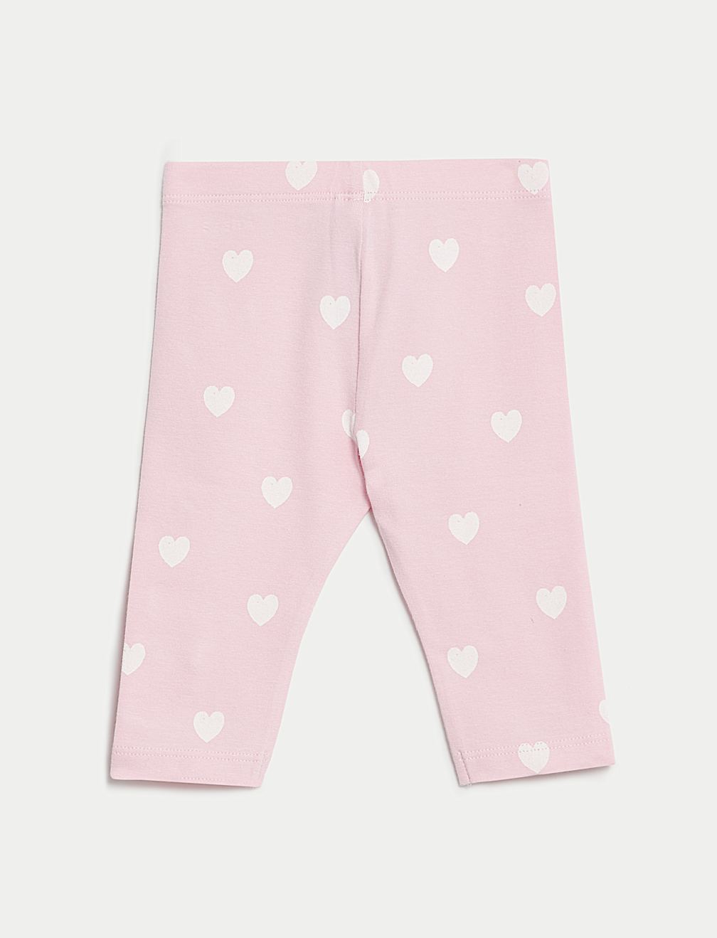 Cotton Rich Heart Leggings (0-3 Yrs)