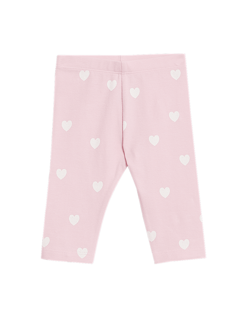Cotton Rich Heart Leggings (0-3 Yrs)