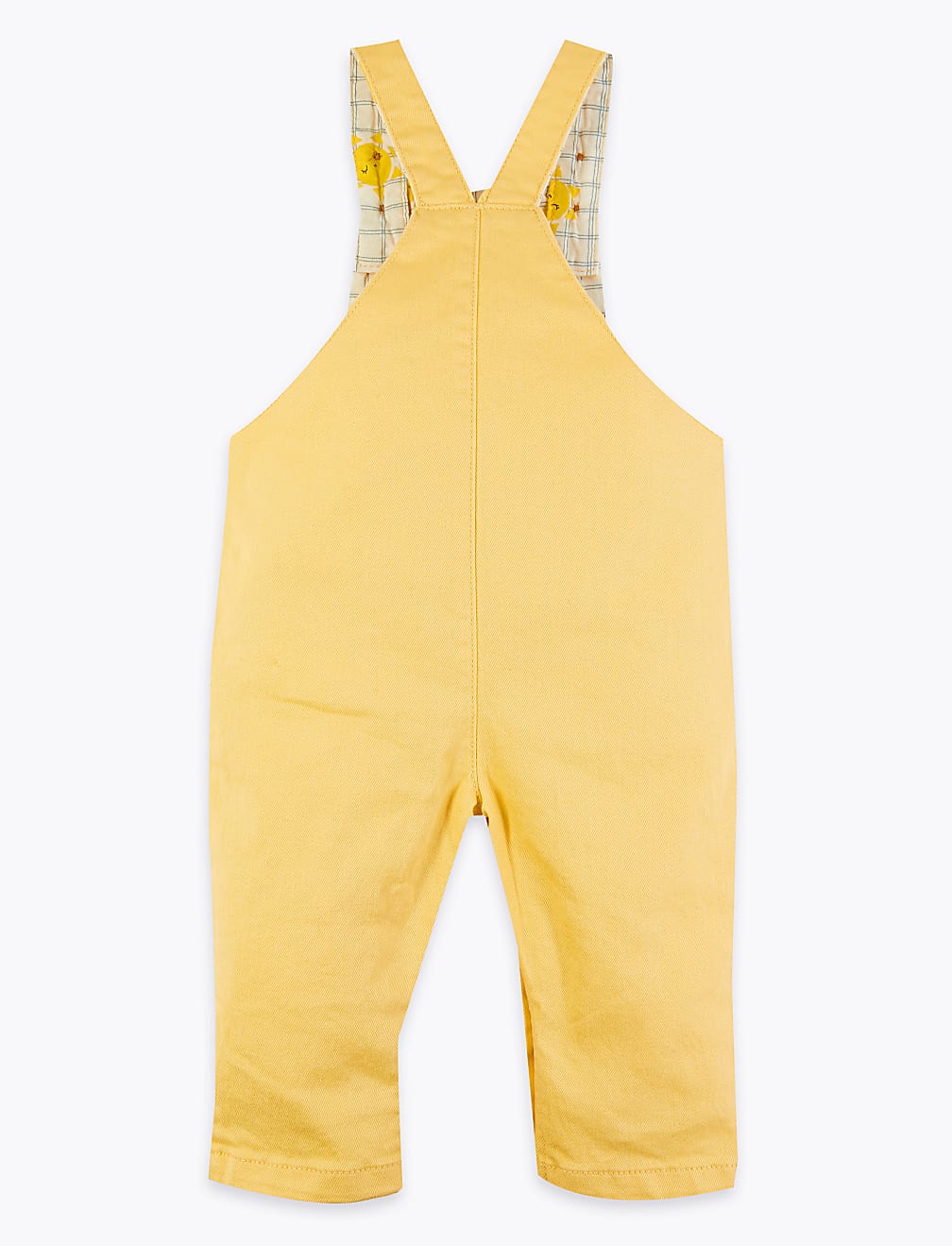 Denim Sunshine Print Dungarees (0-3 Yrs)