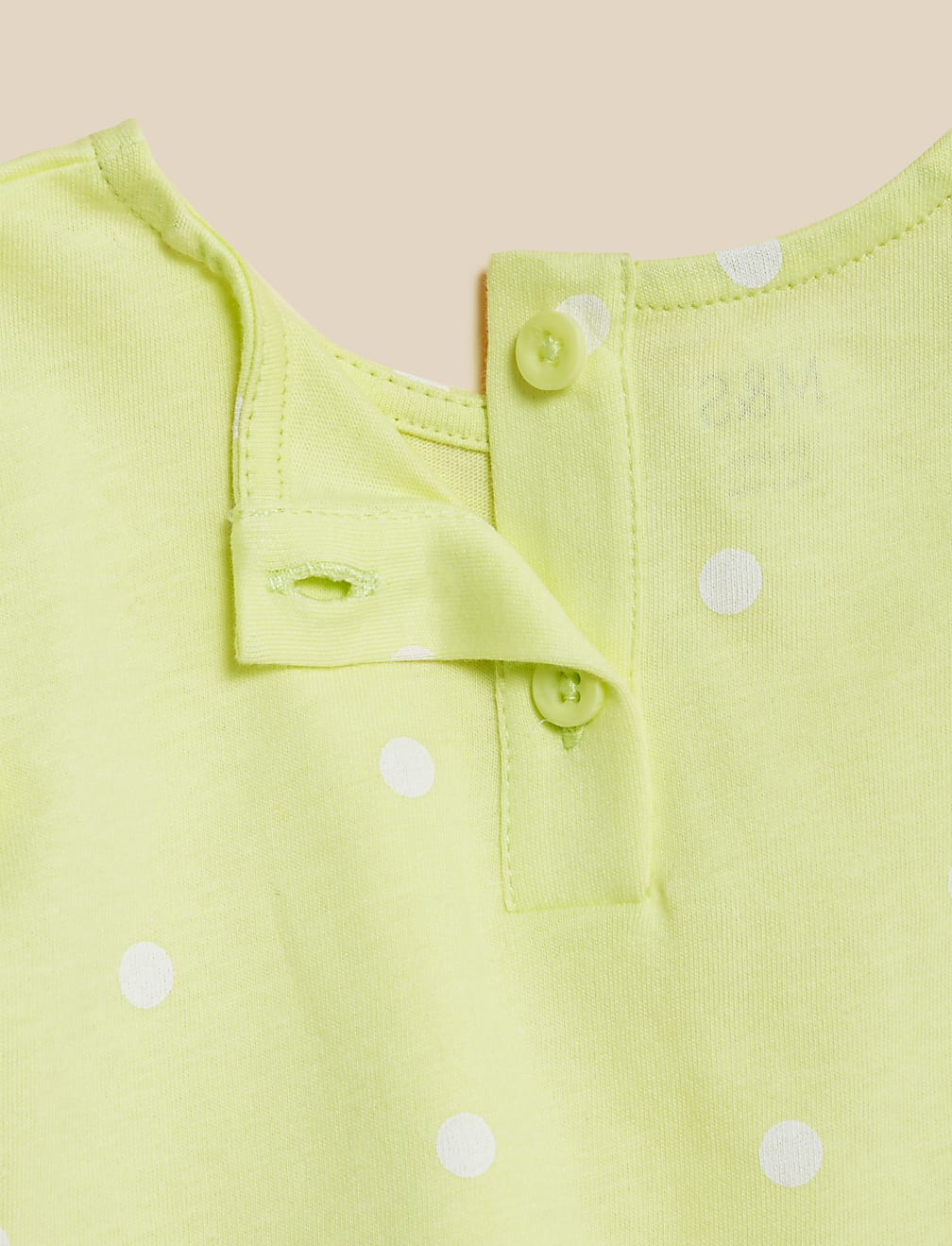 Pure Cotton Polka Dot T-Shirt (0-3 Yrs)