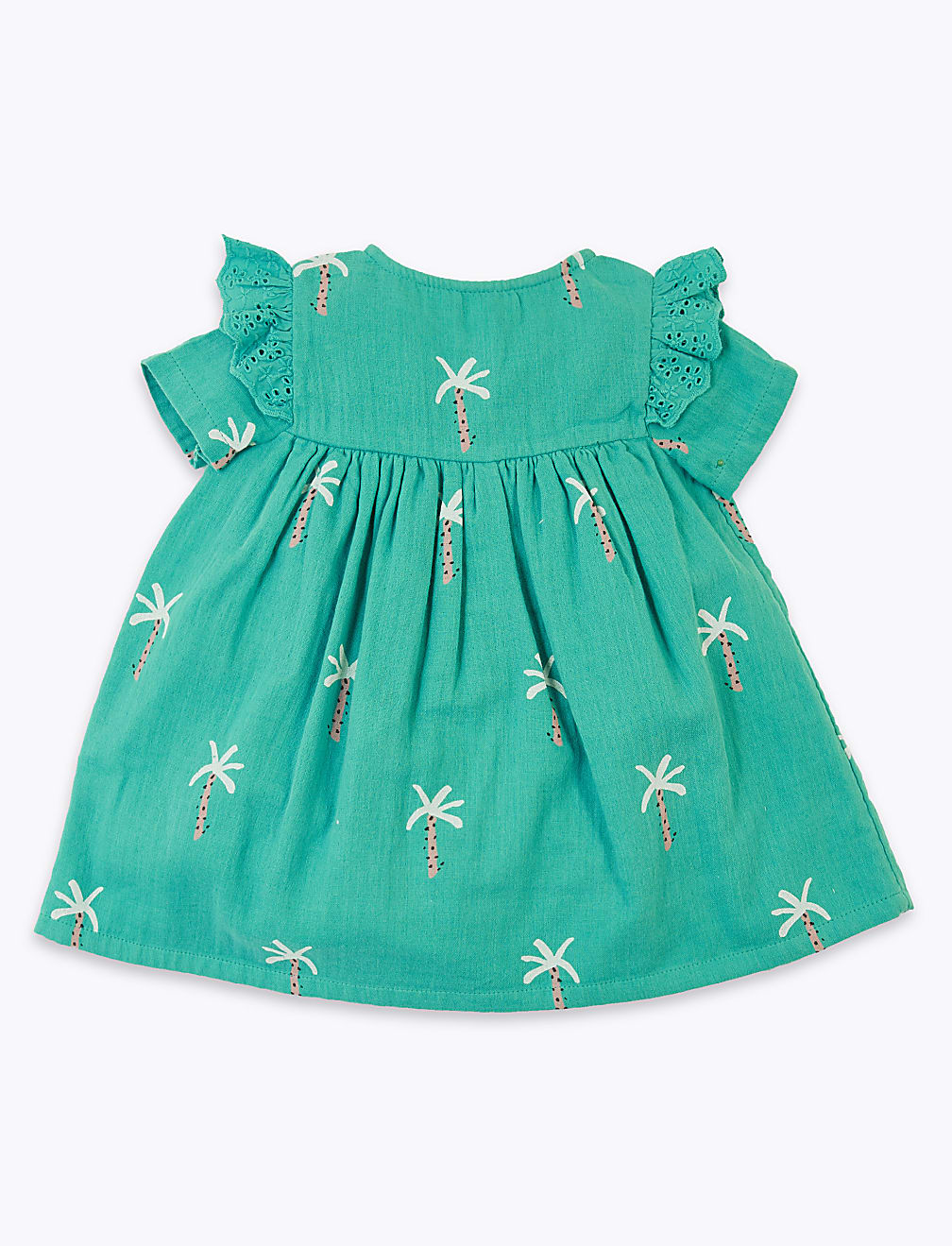 Pure Cotton Palm Tree Dress