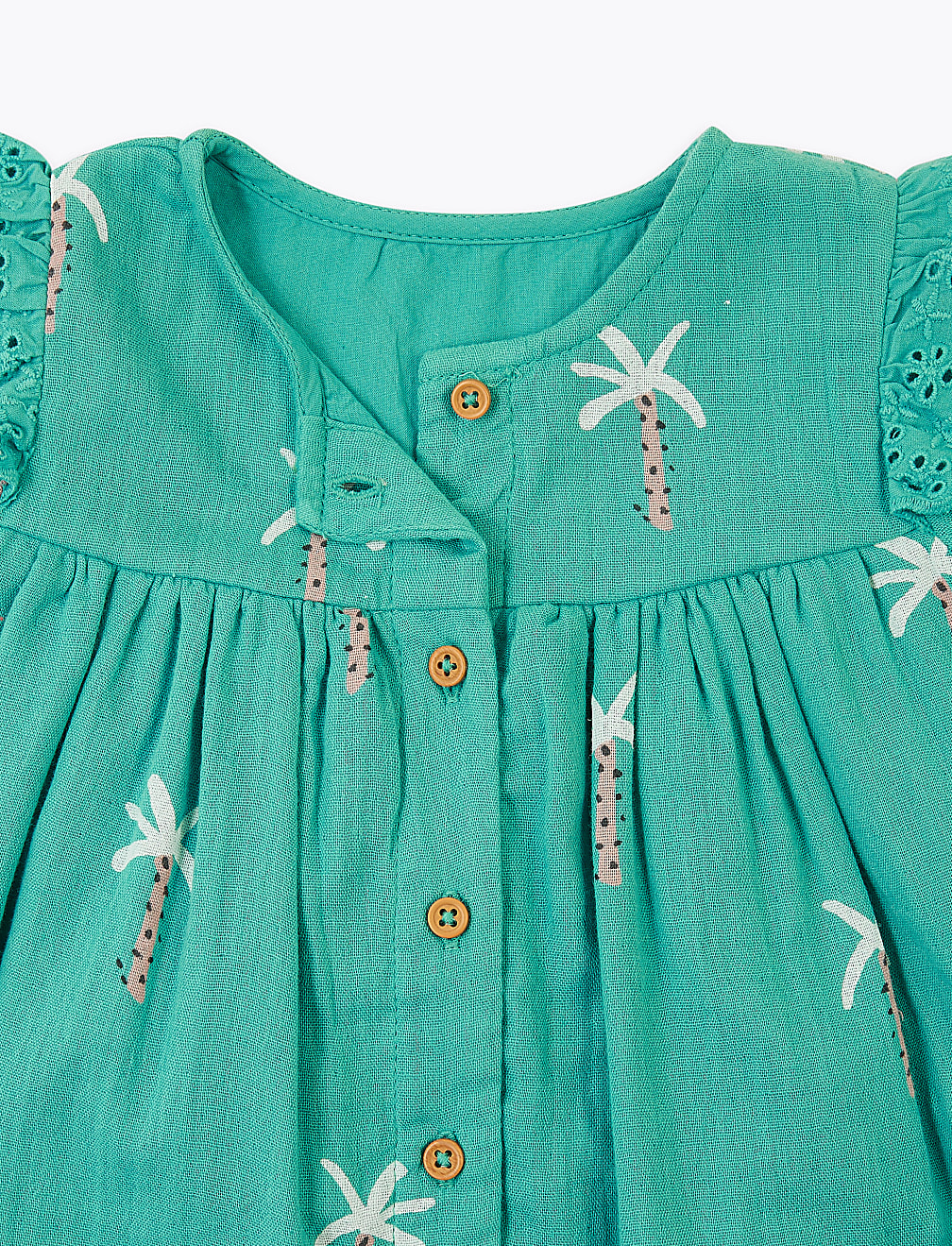 Pure Cotton Palm Tree Dress