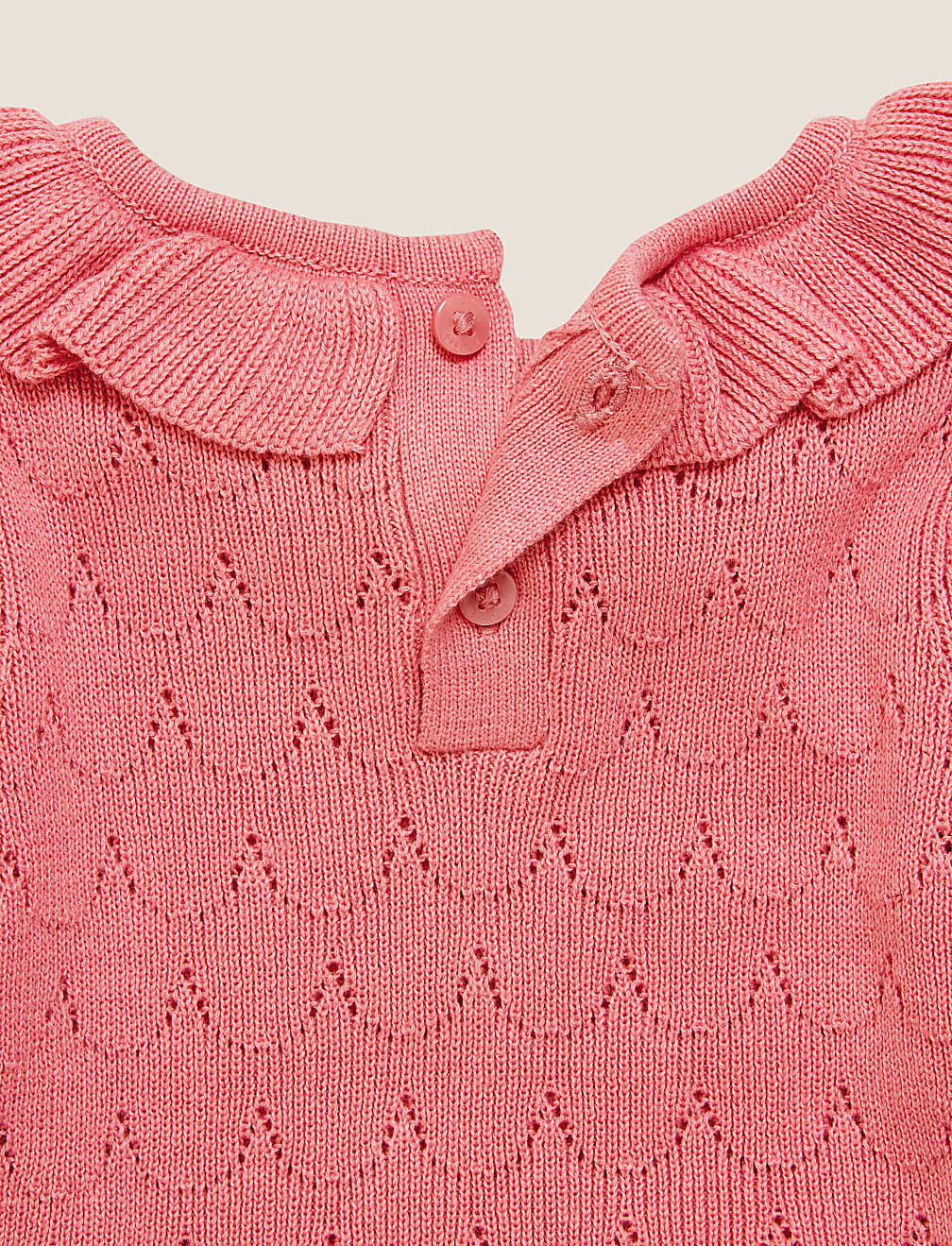 2pc Cotton Knitted Dress Outfit (0-3 Yrs)