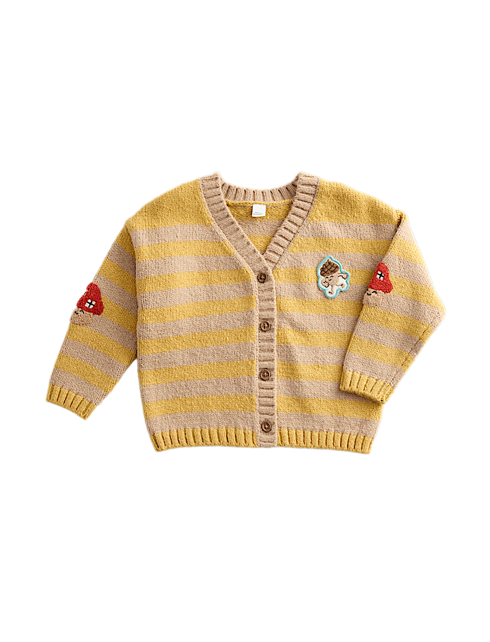 Cotton Rich Little Acorn Striped Cardigan (0-3 Yrs)