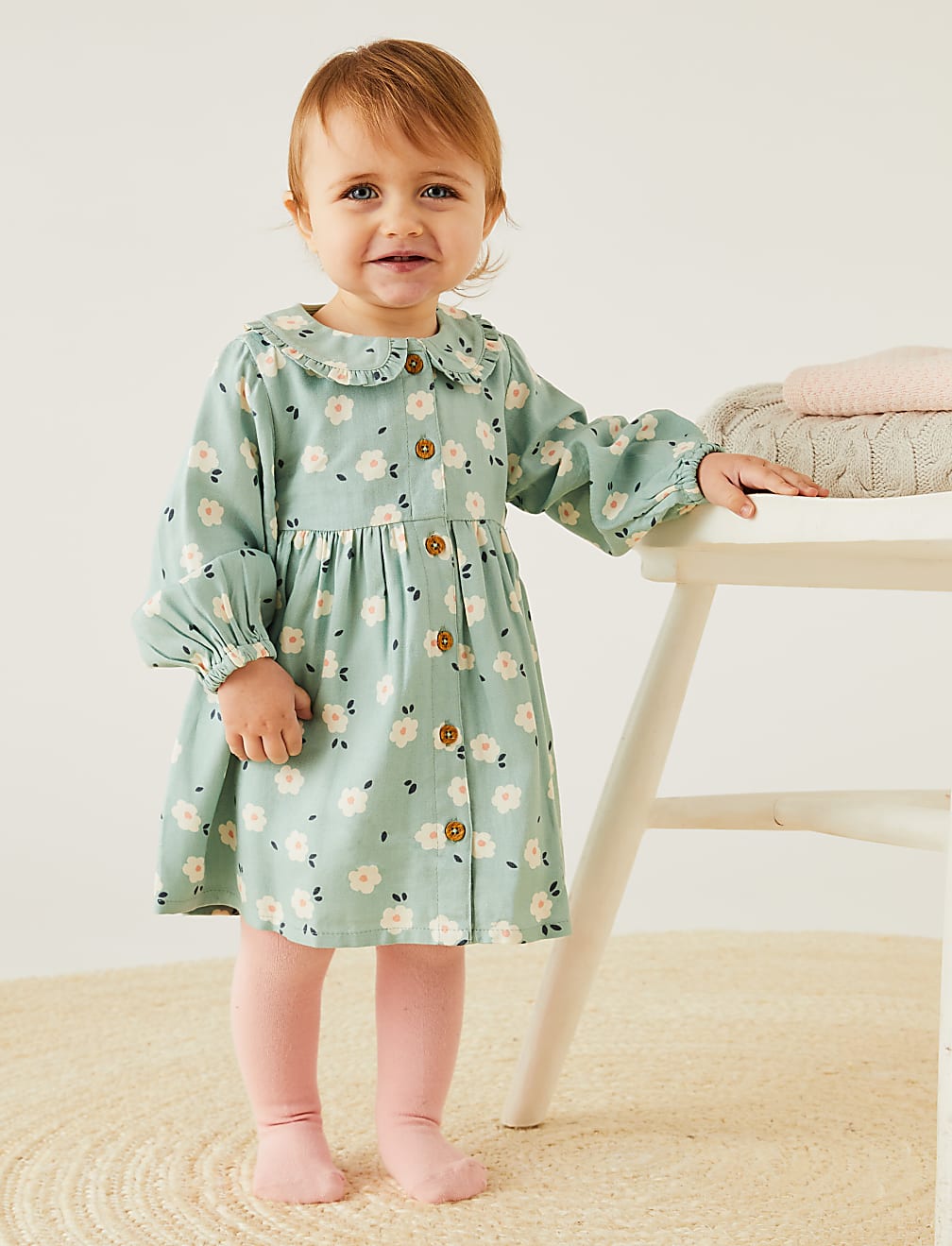 Floral Dress (0-3 Yrs)