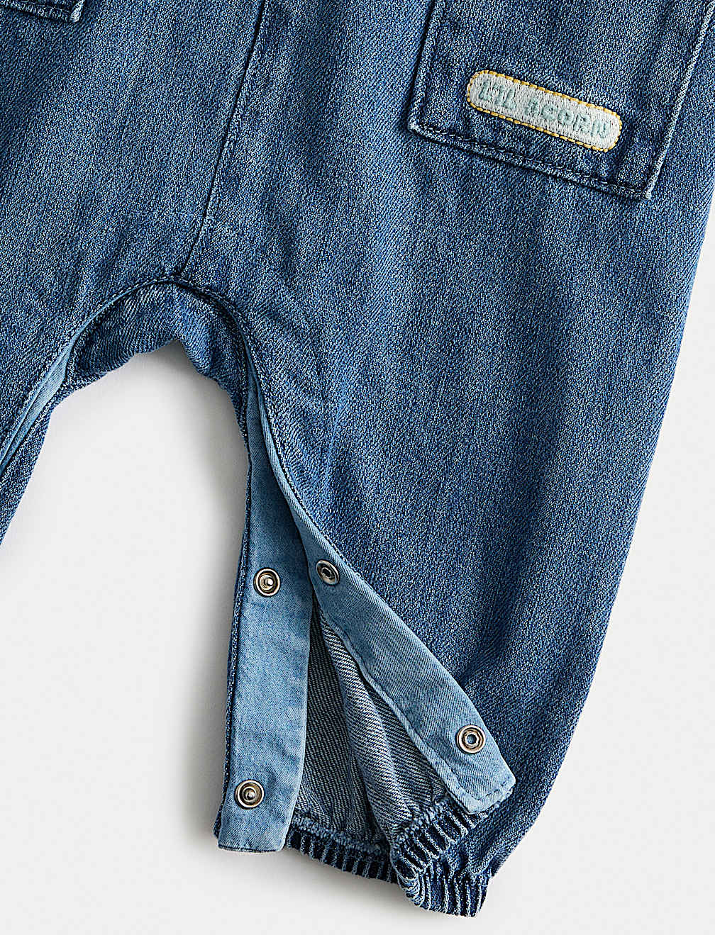 Cotton Modal Blend Denim All in One (0-3 Yrs)