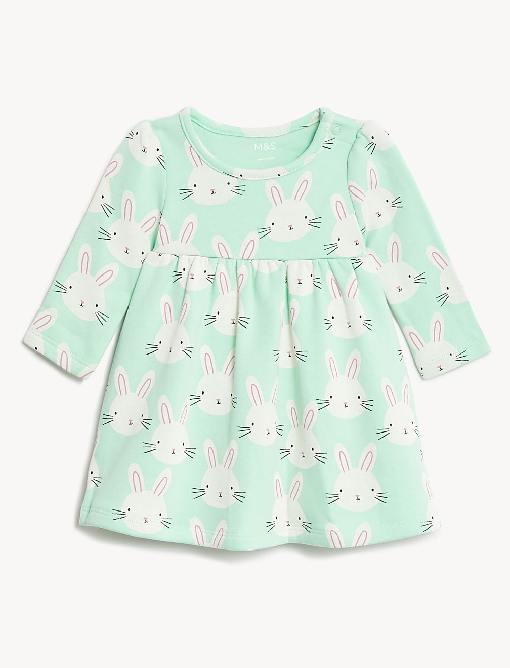 Cotton Rich Bunny Print Dress