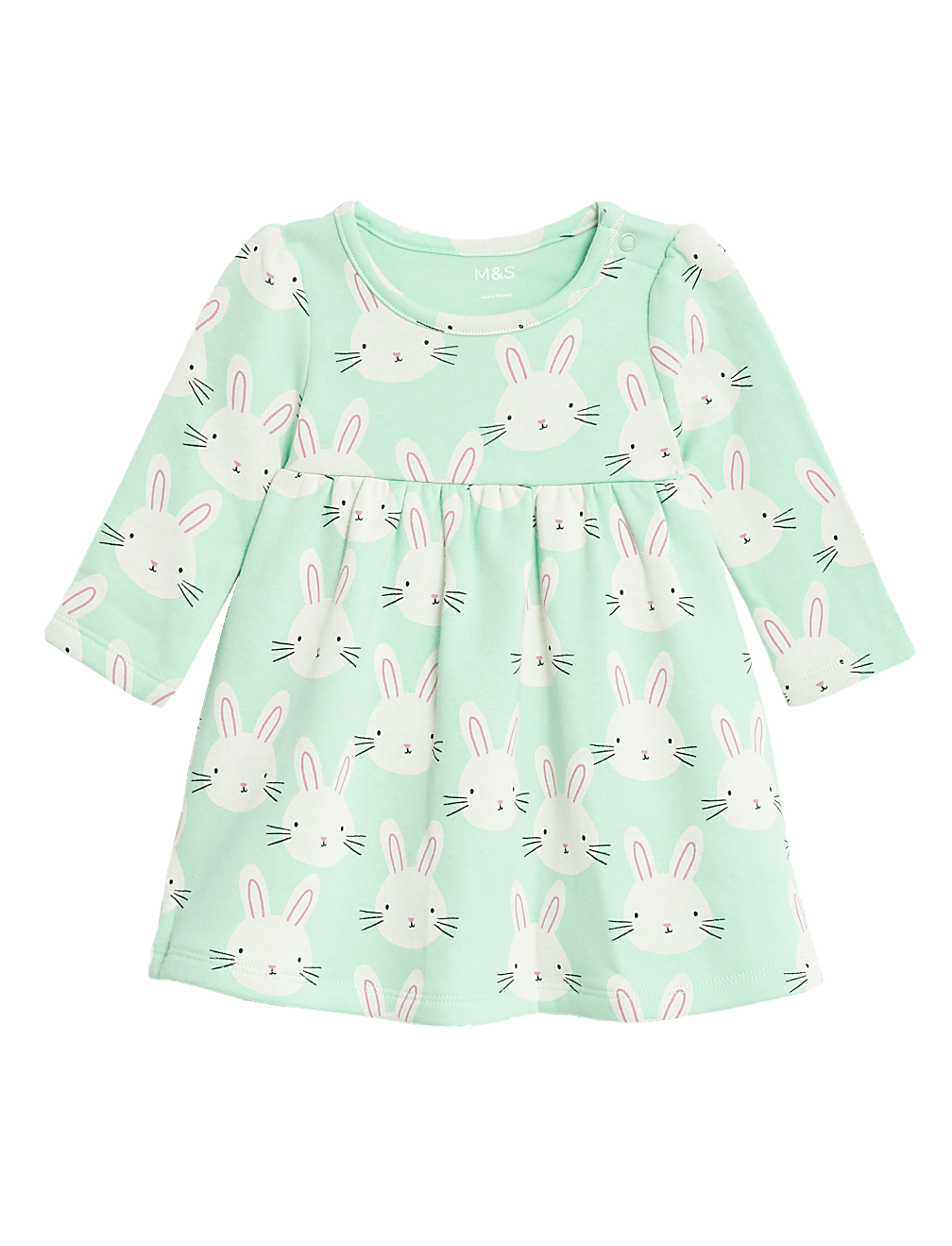 Cotton Rich Bunny Print Dress
