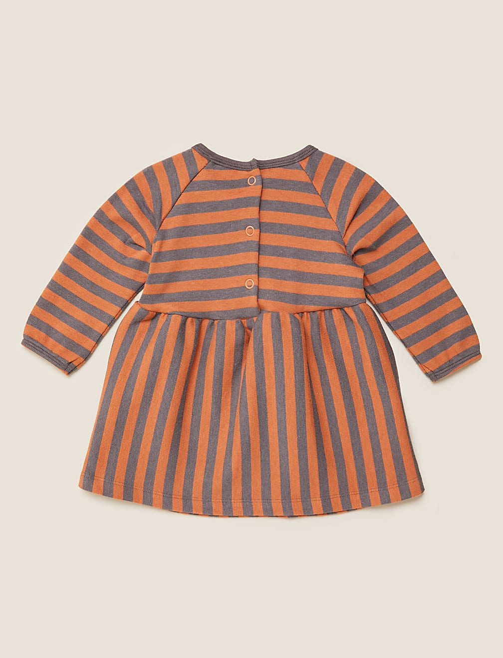 Cotton Stripe Panda Dress