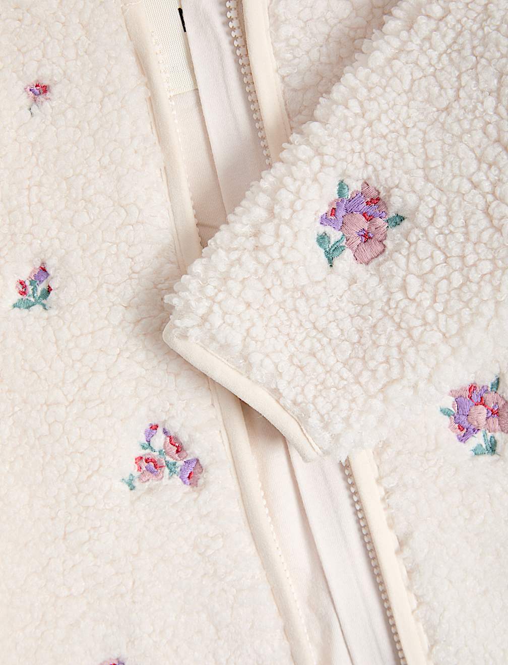 Borg Floral Jacket (0-3 Yrs)