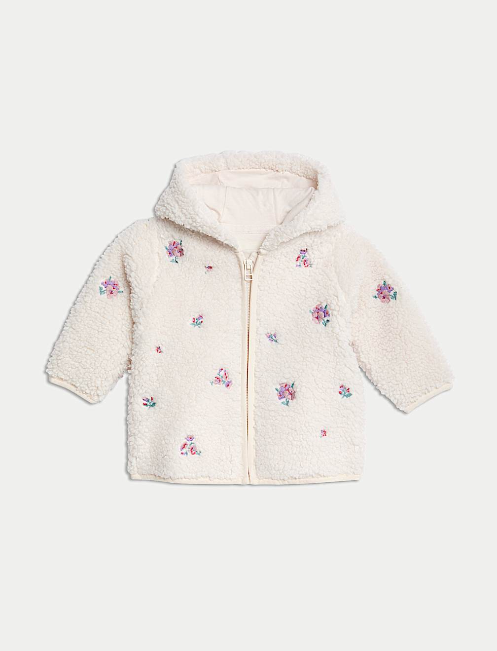Borg Floral Jacket (0-3 Yrs)