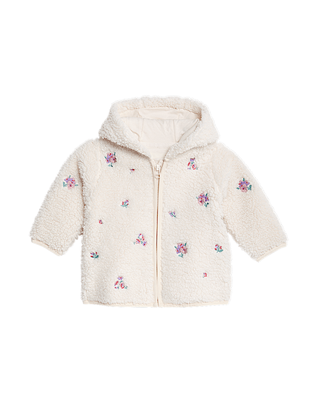 Borg Floral Jacket (0-3 Yrs)