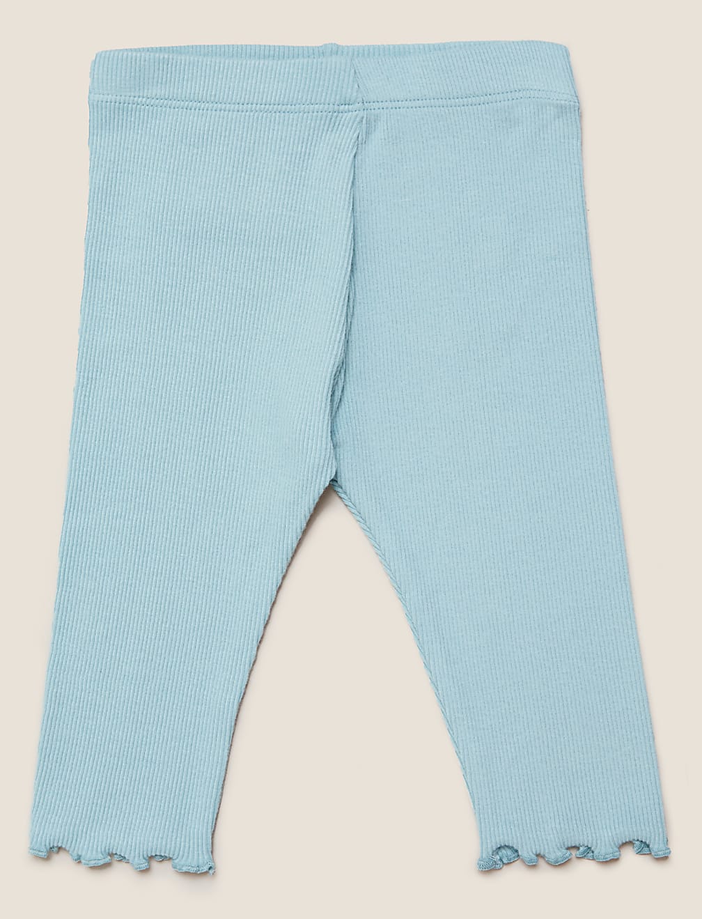 3pk Cotton Seahorse Leggings (0-3 Yrs)