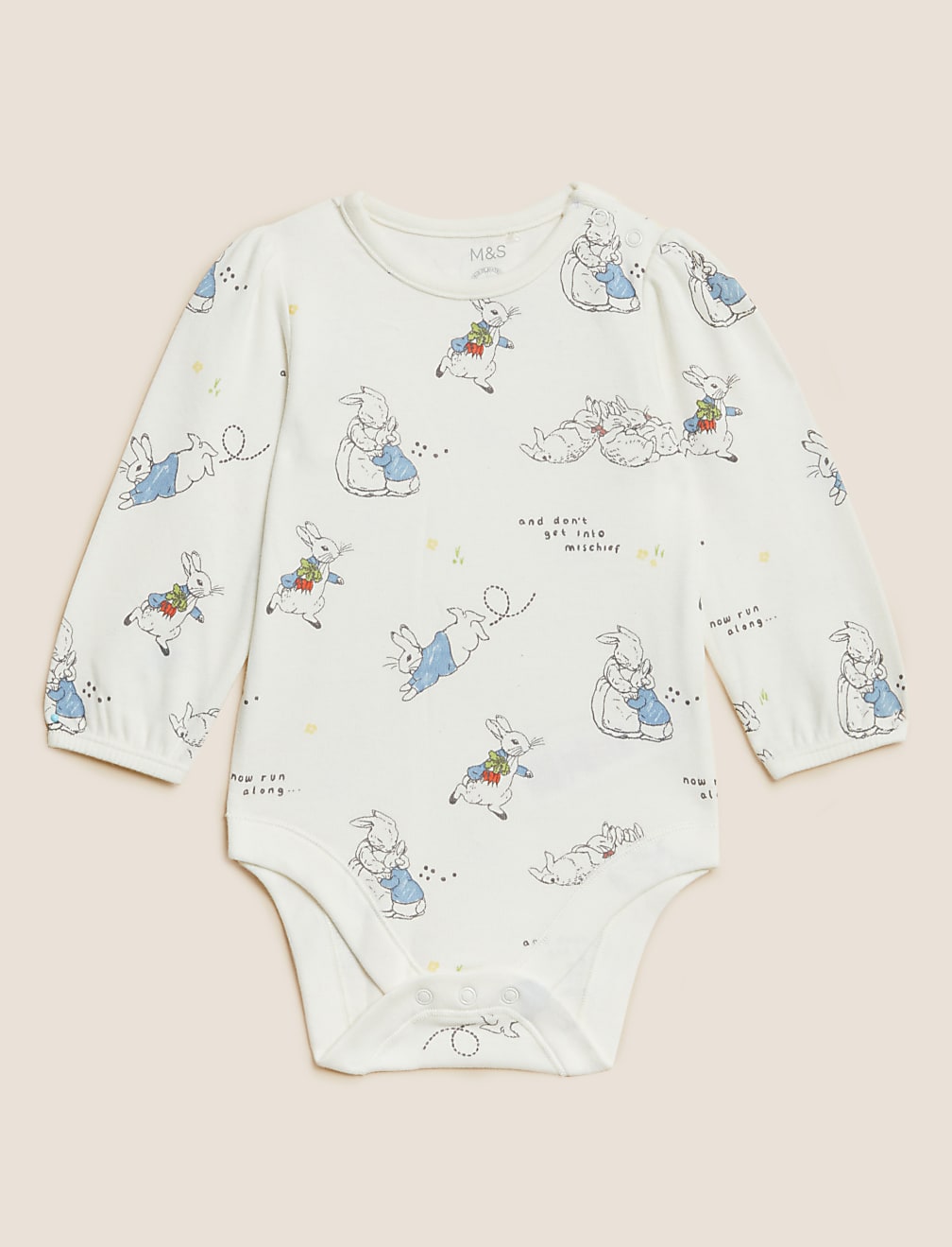 3pc Cotton Rich Peter Rabbit™ Pinny Outfit