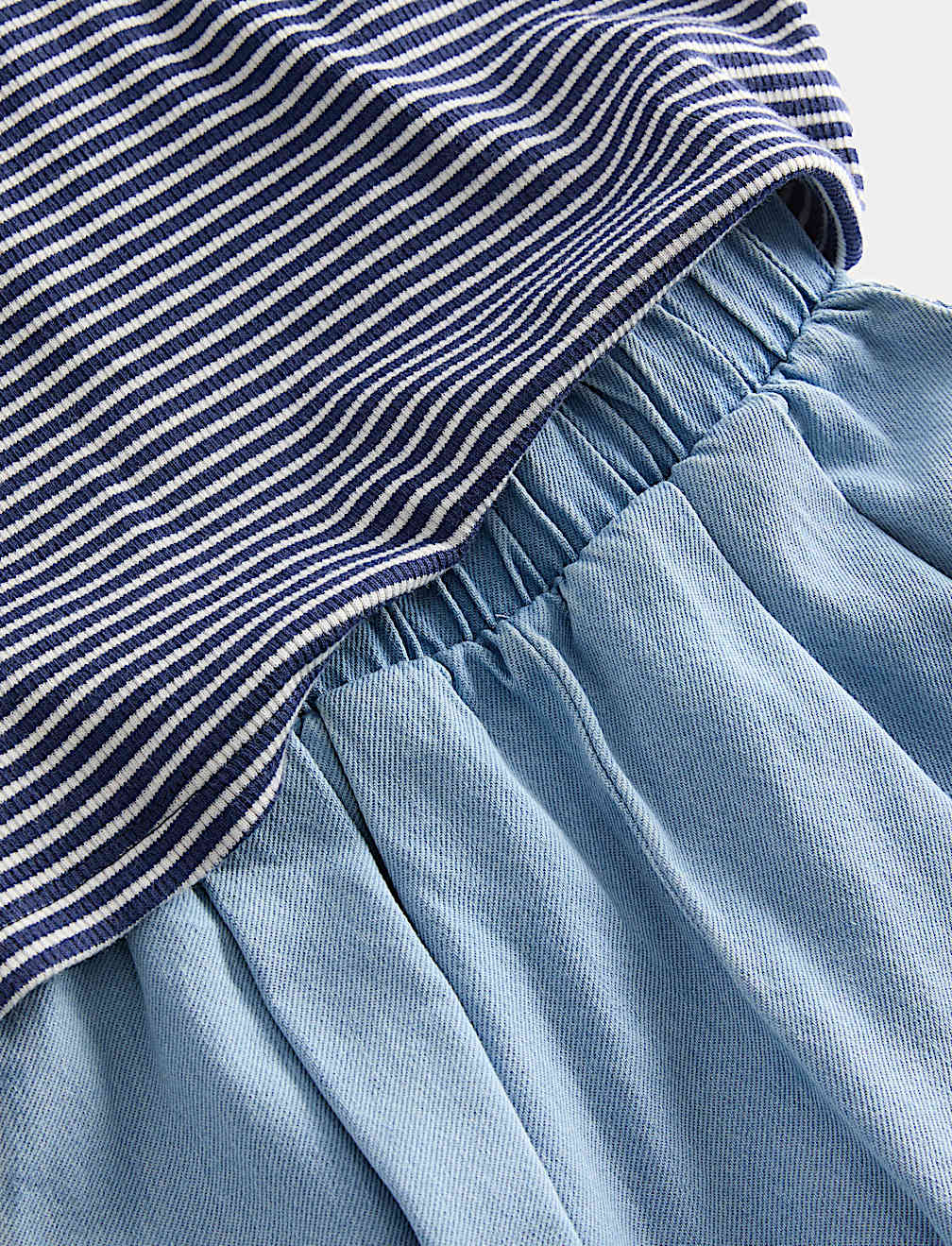 2 Piece Striped Top and Culottes Outfit (0-3 Yrs)