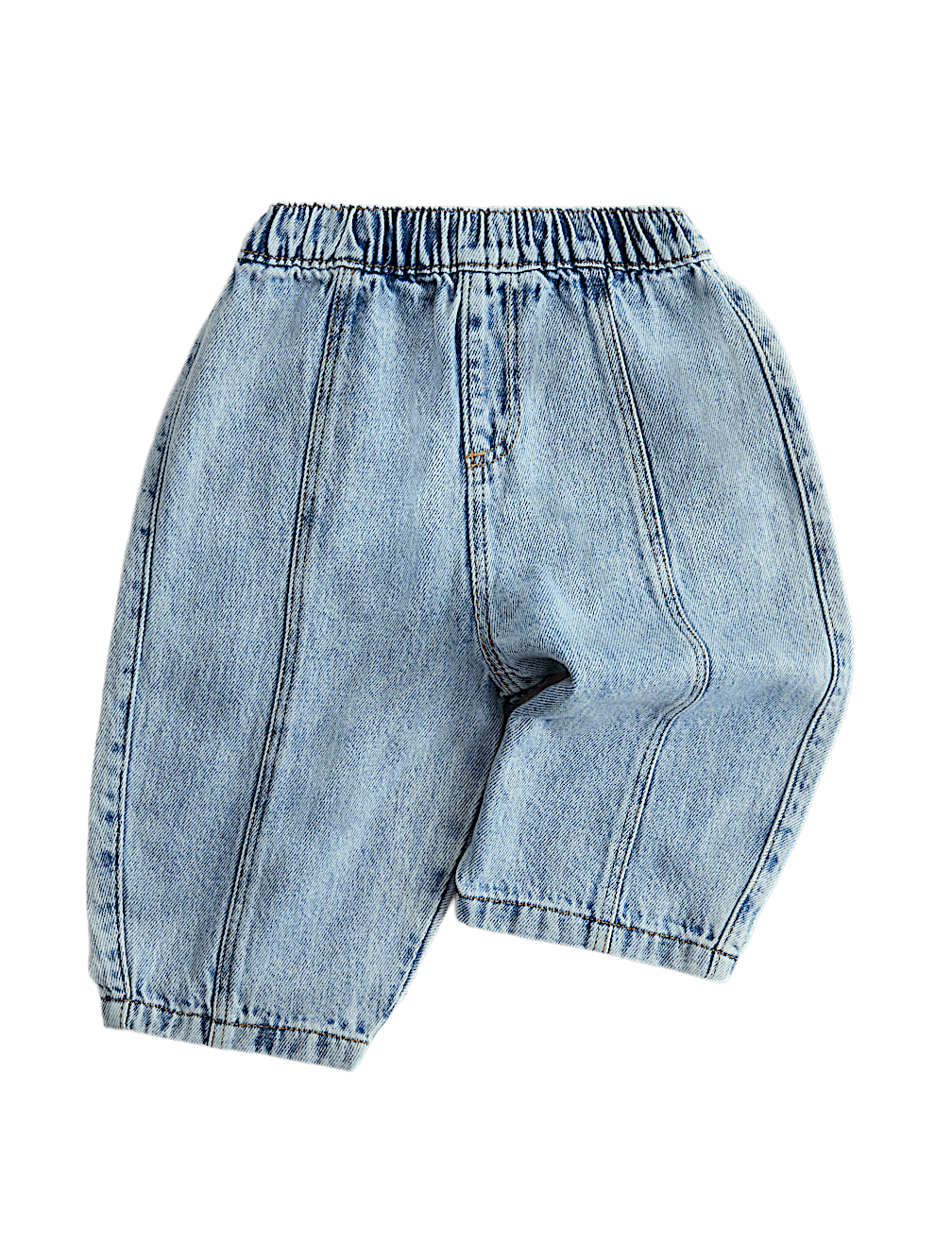 Pure Cotton Barrel Jeans (0-5 Yrs)