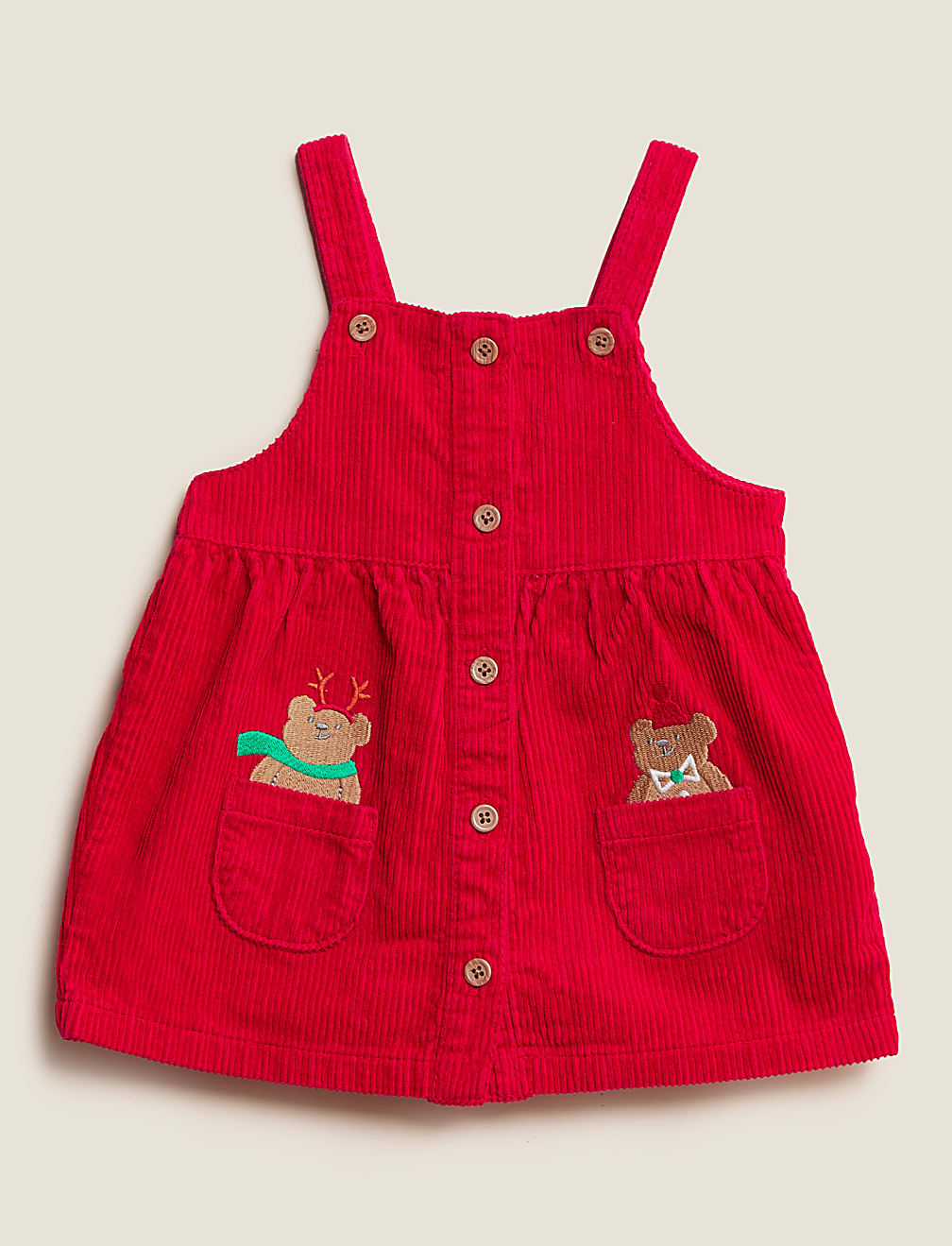 3pc Cotton Rich Bear Print Outfit